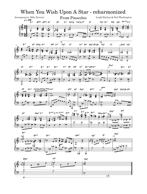 When You Wish Upon A Star - reharmonized