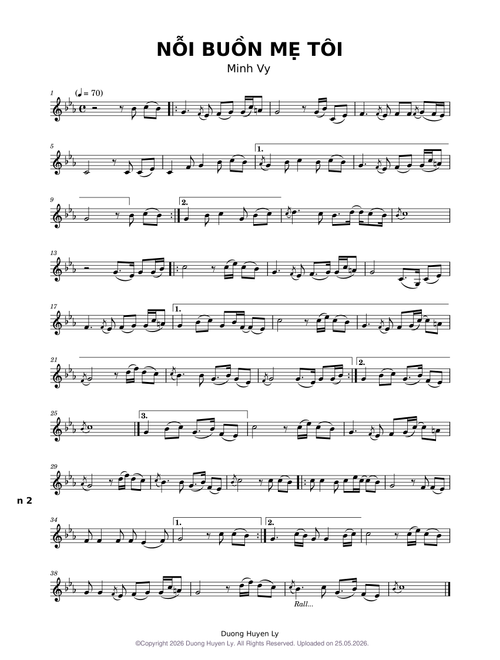 NỖI BUỒN MẸ TÔI - Minh Vy (Đàn Bầu)
