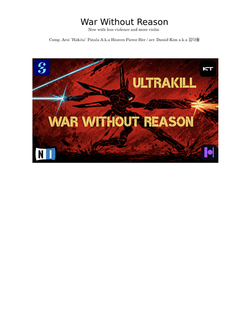 War Without Reason –Symphonic Band Arrangement