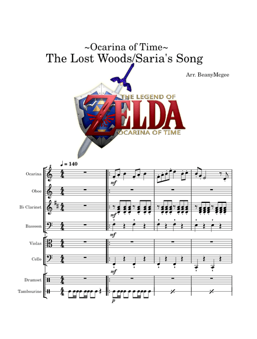 Ocarina of Time - Lost Woods/Saria's Song!