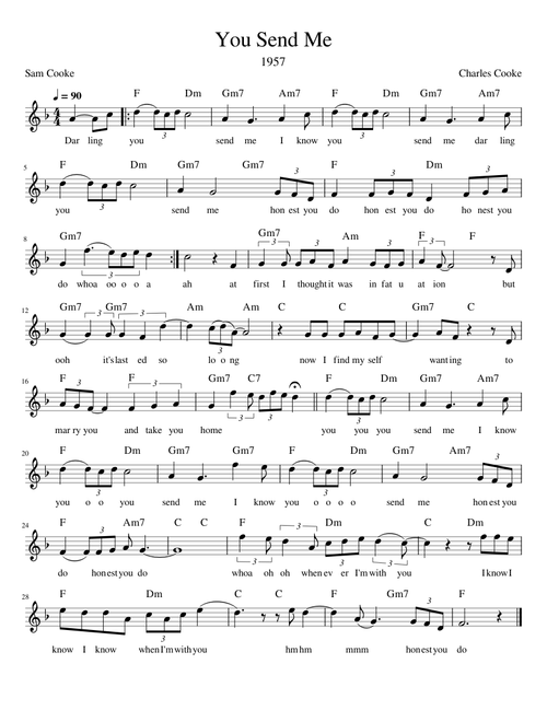 You send me – Sam Cooke
