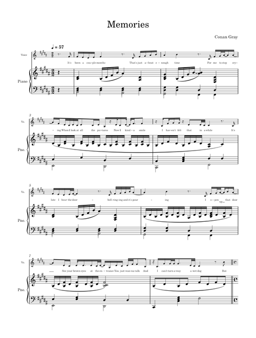 Memories – Conan Gray