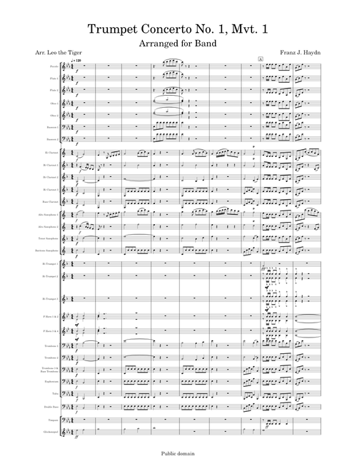 Trumpet Concerto No. 1 in E-flat Major, Mov. 1 – Franz Joseph Haydn