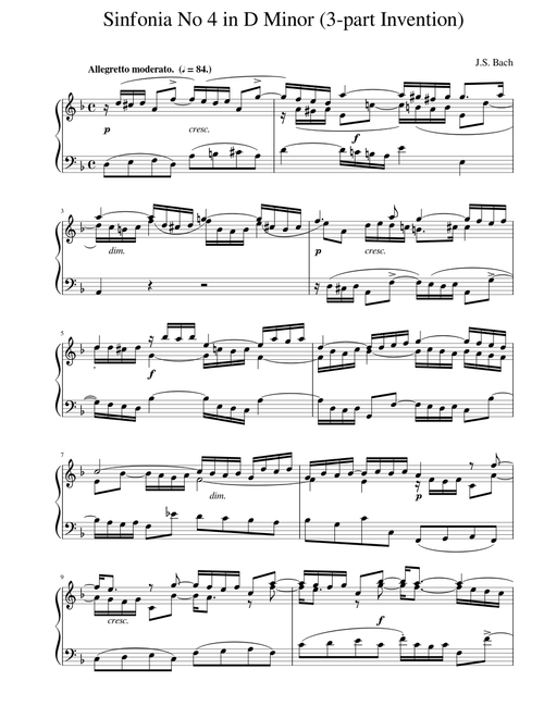 Inventionen, Sinfonien - Urtext [Inventions, Sinfonias
