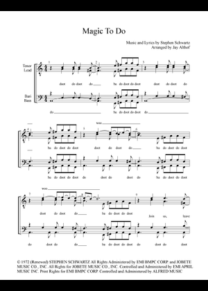 Play Official version of Magic To Do Sheet Music by Stephen