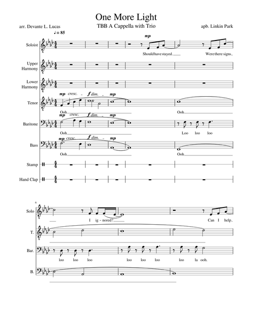 One More Light TBB A Cappella