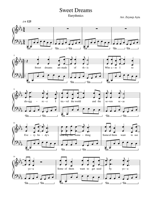 Sweet Dreams (Are Made of This) - Eurythmics