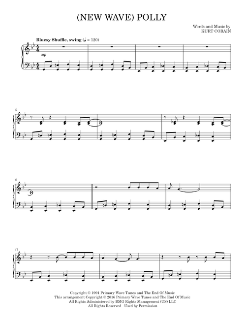 Polly - Nirvana (Piano Solo)