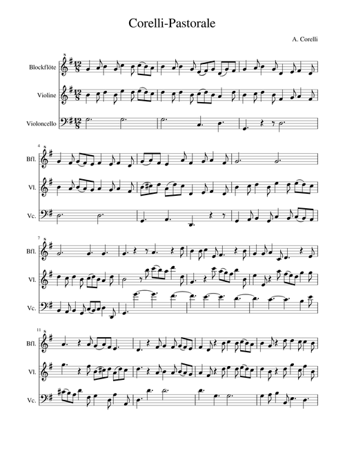 Corelli Pastorale