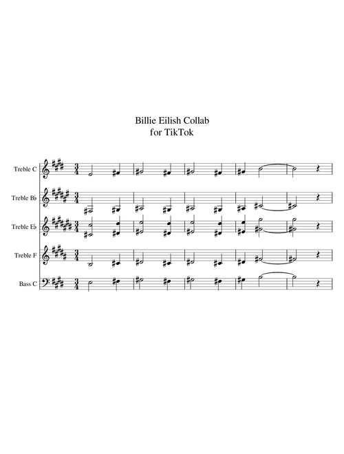 Billie Eilish Collab for TikTok