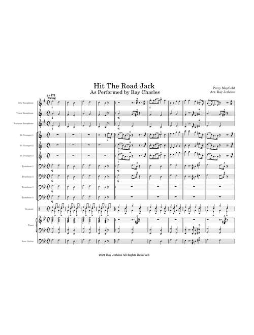 Hit The Road Jack - Percy Mayfield/Arr. Ray Jerkins