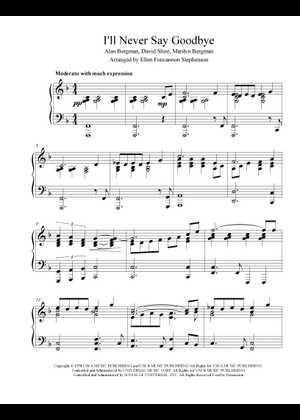 The Promise (I'll Never Say Goodbye) – Alan Bergman, Richard