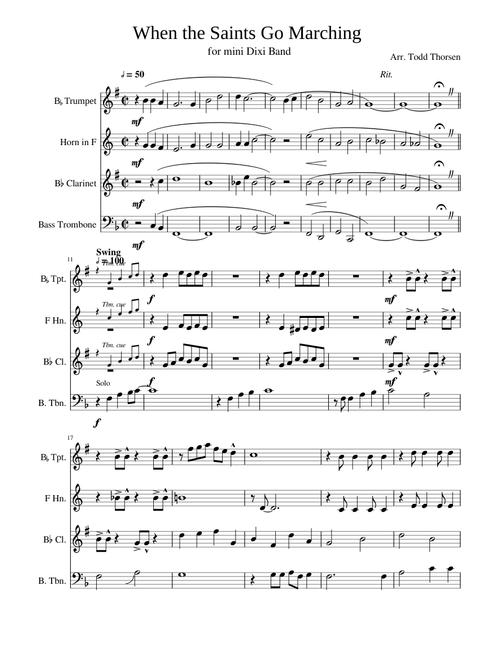 When the Saints Go Marching