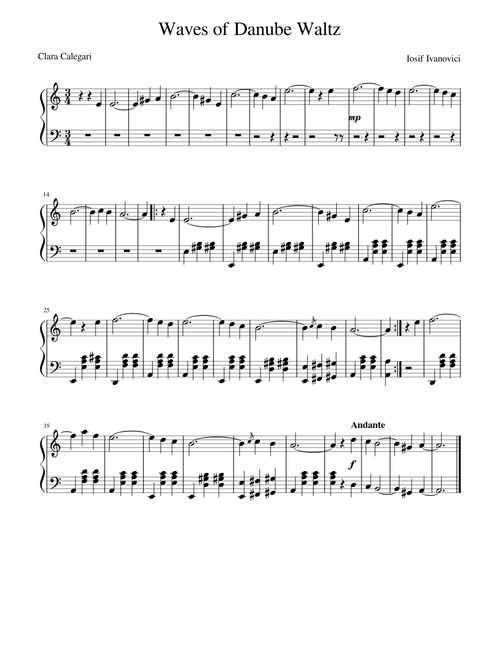 Waves of Danube Waltz