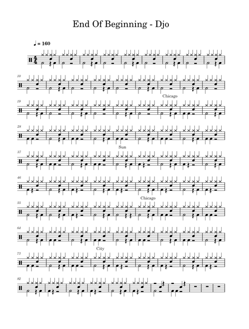 End Of Beginning - DJO