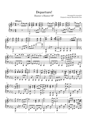 Departure! for String Quartet Sheet Music for Violin, Viola, Cello