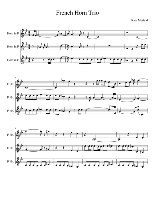 French Horn Trio