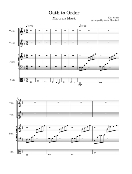 Oath to order – Koji Kondo