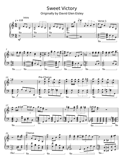 Sweet victory - David Glen Eisley