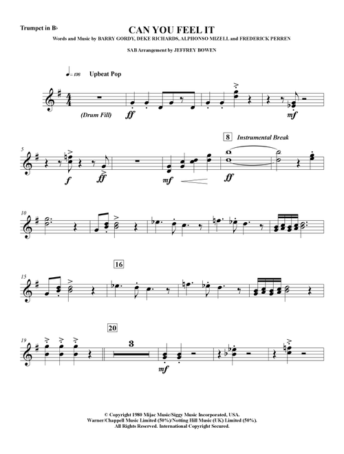 Can You Feel It (Arr. Jeffrey Bowen) - The Jackson 5 (Concert Band)