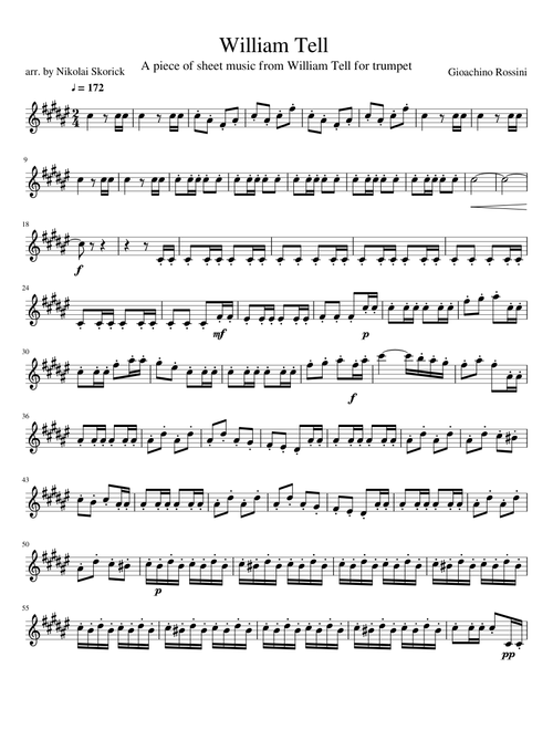 William Tell Trumpet