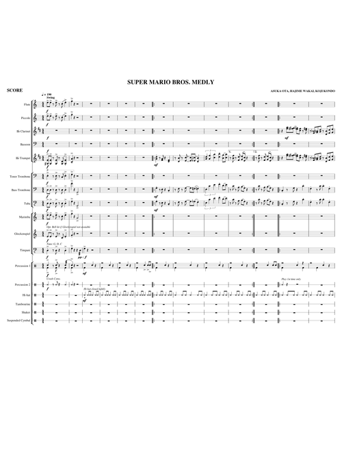 Super Mario Bros. Medly for Symphonic band