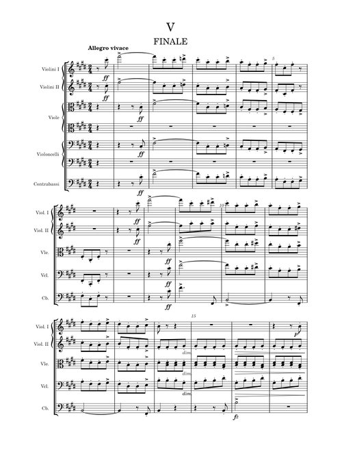 Serenade for Strings, Op.22 V. Finale – Antonín Dvořák