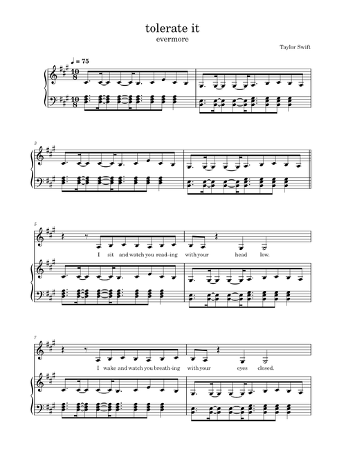 Tolerate It – Taylor Swift