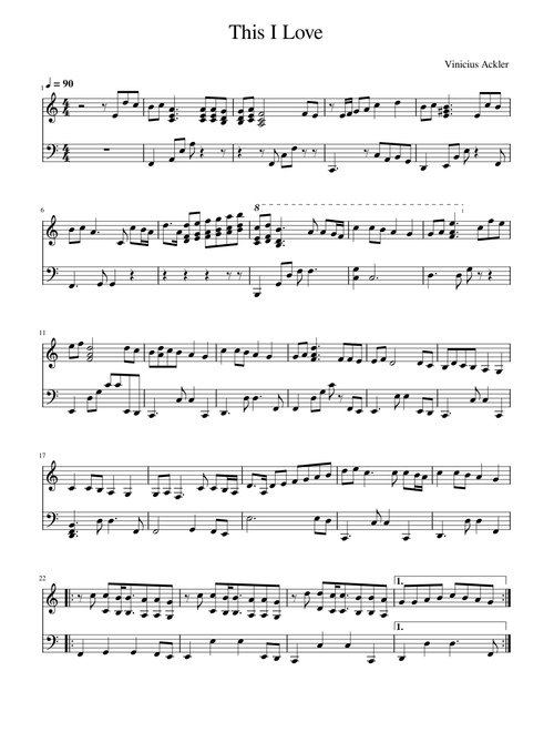 This i love – Guns N' Roses (easy)