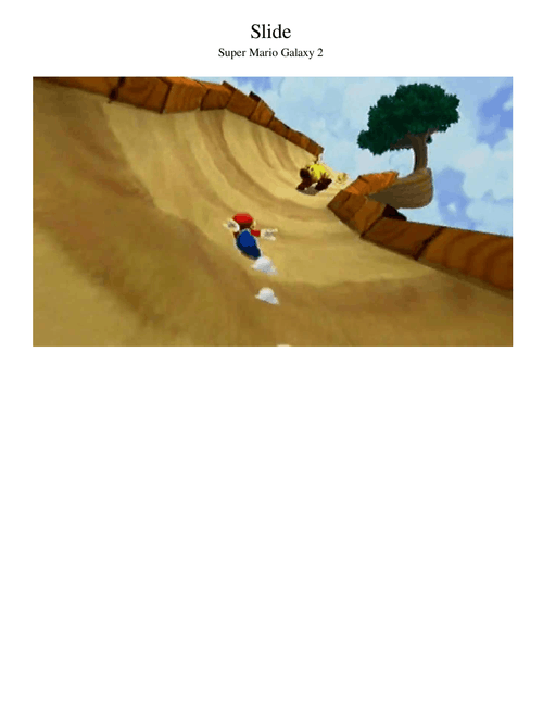 Slide (Super Mario Galaxy 2)