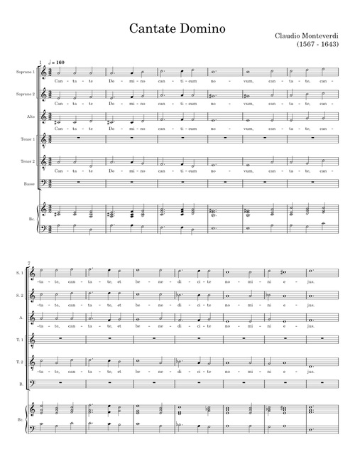 Cantate Domino – Claudio Monteverdi