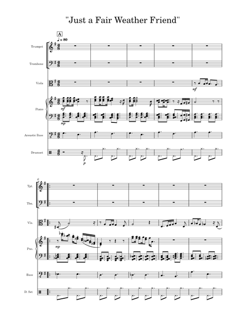 Just A Fair Weather Friend – Henry King & His Orchestra
