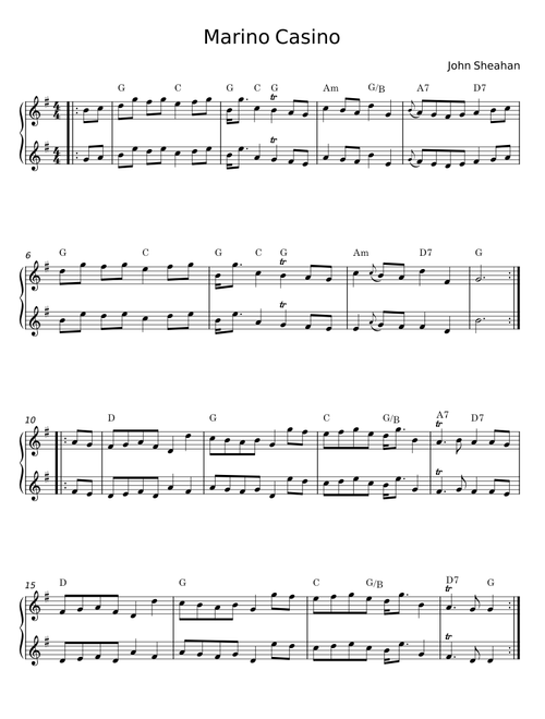 Marino Casino - John Sheahan