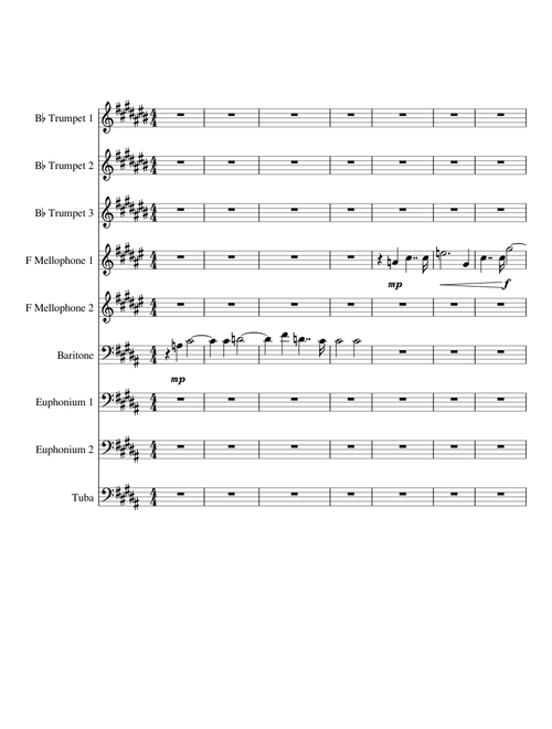 Star of Indiana - Medea's Dance of Vengeance Hornline Transcription (1993)
