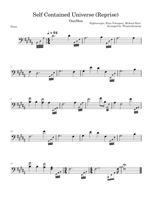 Self Contained Universe (Reprise) – Nightmargin (Casey Gu) - OneShot