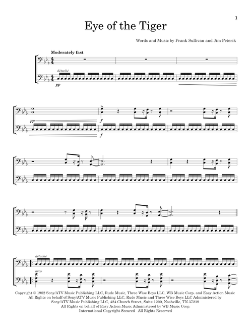 Eye Of The Tiger - 2Cellos, Survivor (Cello Duet)