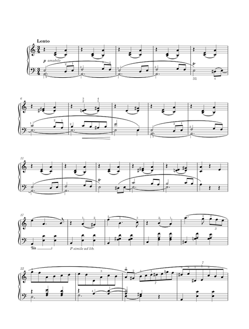 Grande valse brillante Op.34 No.2 - F Chopin (Solo)