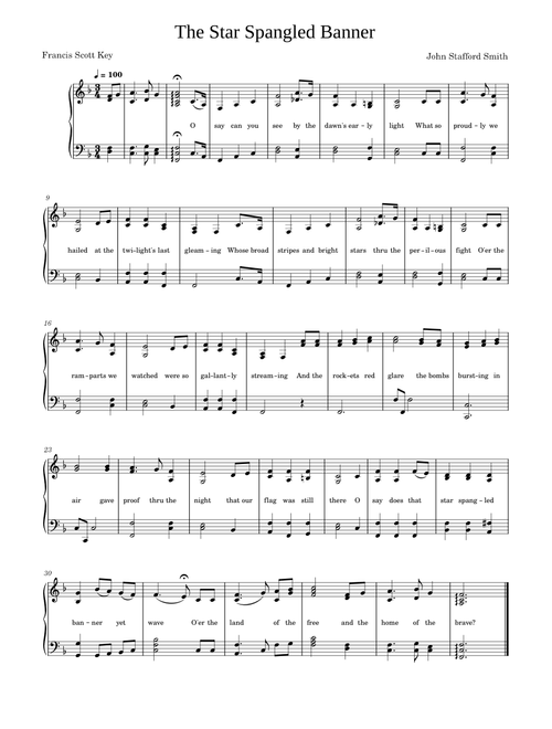 The Star Spangled Banner