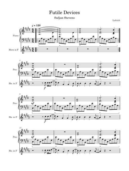 Futile devices – Sufjan Stevens
