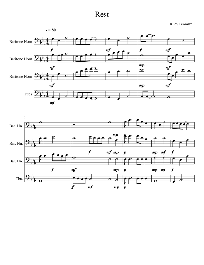 Rest - piano tutorial