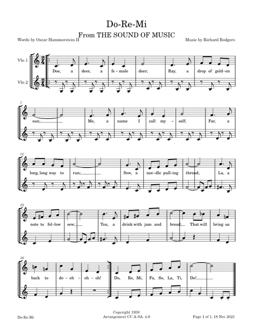 Do-Re-Mi – Rodgers & Hammerstein
