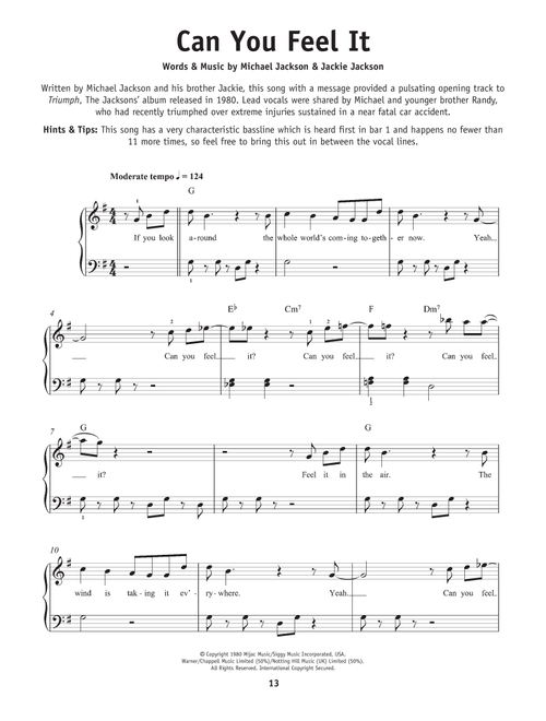 Can You Feel It - The Jackson 5 (Really Easy Piano)