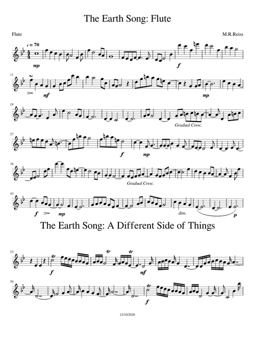 The Earth Song: Flute