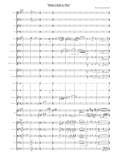 What Child is This - arr. Karol Sopuszyński (2024)