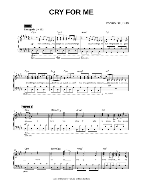 Cry For Me - Ironmouse, Bubi (Piano)