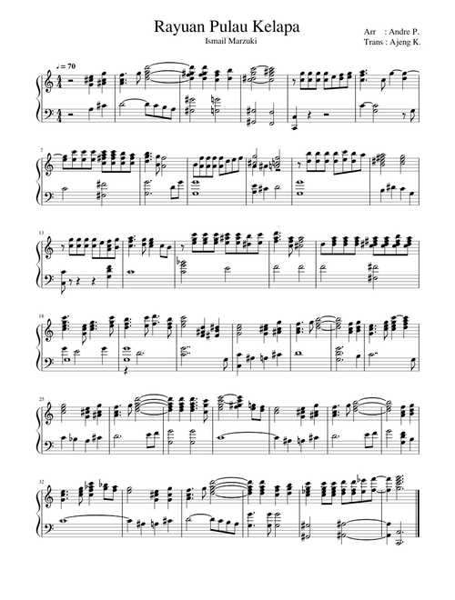 Rayuan Pulau Kelapa-for Keyboard