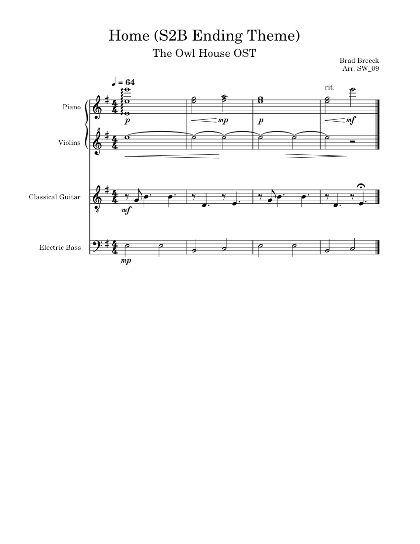 Home – Brad Breeck (The Owl House Season 2 Finale) Sheet Home – Brad Breeck (The Owl House Season 2 Finale) Sheet
