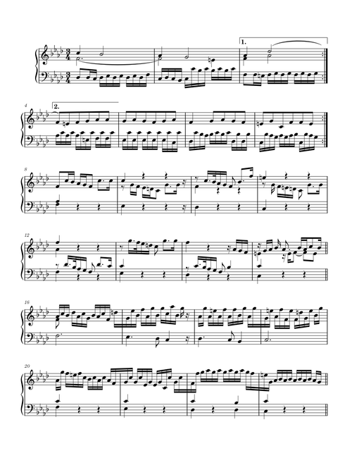 Chaconne in F minor, P.43 – Johann Pachelbel
