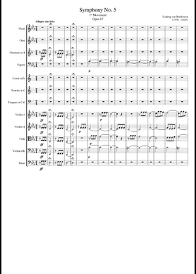 Beethoven Symphonie Nr. 5 　フルスコア(旧版) Beethoven Symphonie Nr. 5 フルスコア(旧版) Beethoven Symphonie Nr