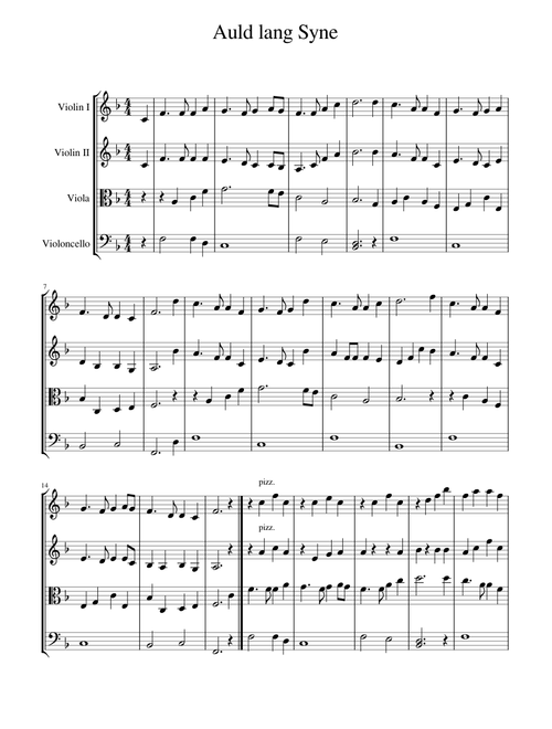 Auld lang Syne (unfinished)